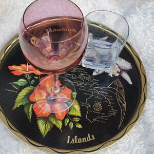 Vintage Hawaii Beverage serving tray‎
